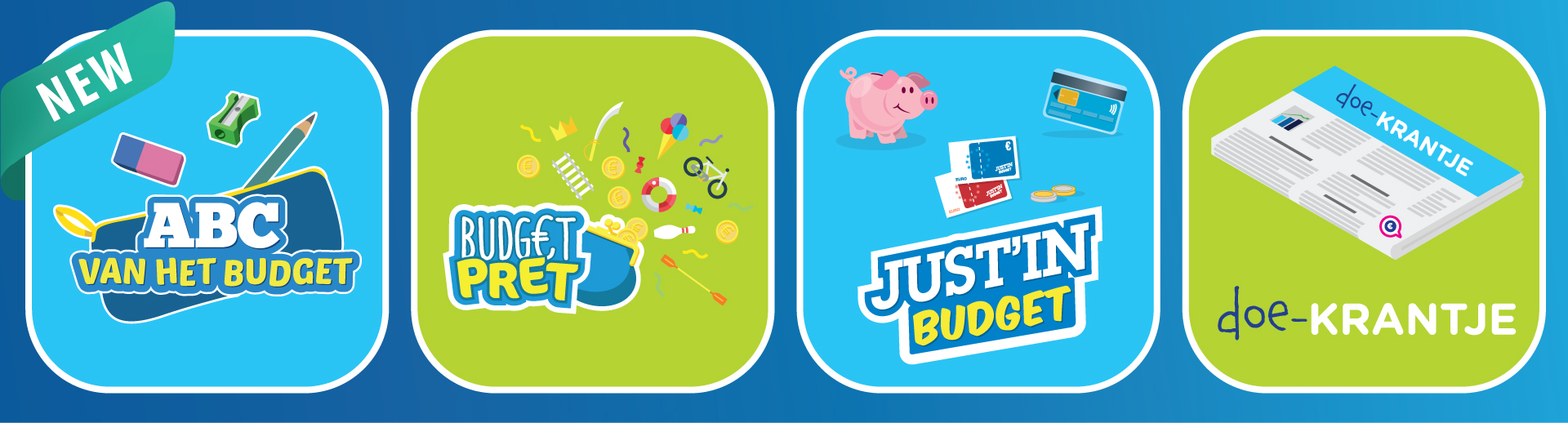 Banner met spelletjes voor het basisonderwijs Banner met spelletjes voor het basisonderwijs