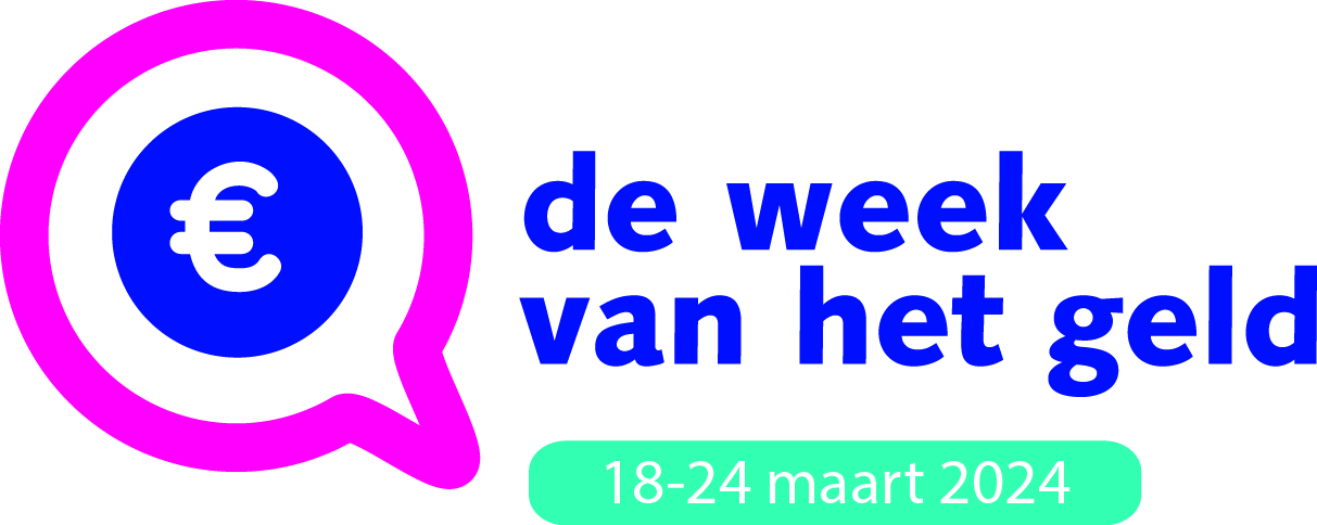 Logo van de Week van het geld 2024 Logo van de Week van het geld 2024