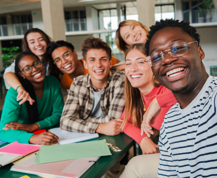 Studenten in de klas